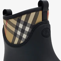 Rubber Marsh Stamp Low Boots​ in Black - Men | Burberry® Official