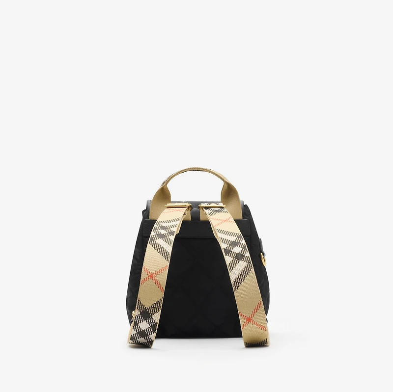 Mini Horseshoe Backpack​ in Black - Women | Burberry® Official
