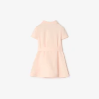 Cotton Polo Shirt Dress in Shell | Burberry® Official