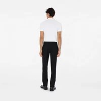 Cotton Polo Shirt in White - Men | Burberry® Official