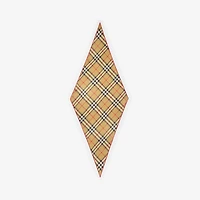 Check Silk Scarf in Sand beige | Burberry® Official