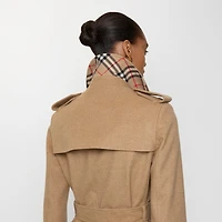 Long Cashmere Kensington Trench Coat in Camel beige - Women | Burberry® Official