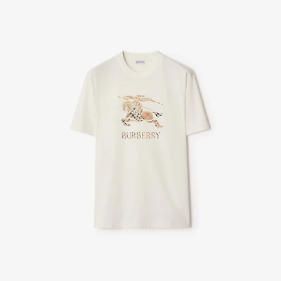 EKD Ombré Cotton T-shirt in Chalk white - Men | Burberry® Official