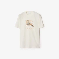 EKD Ombré Cotton T-shirt in Chalk white - Men | Burberry® Official