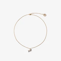 Sheep Charm Necklace​ in Gold/silver/clear - Women | Burberry® Official