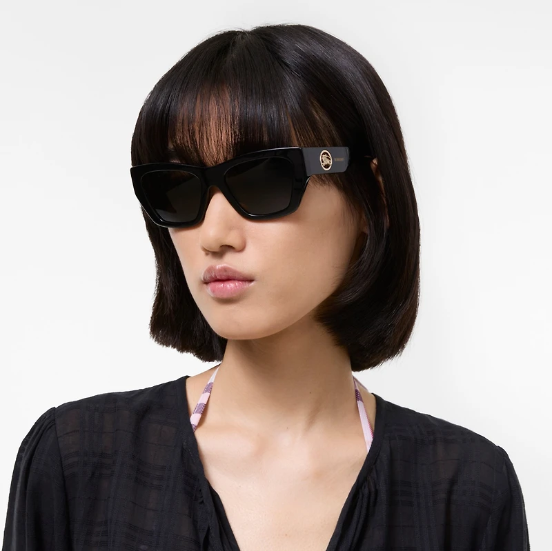 EKD Cat-eye Sunglasses in Black - Women | Burberry® Official