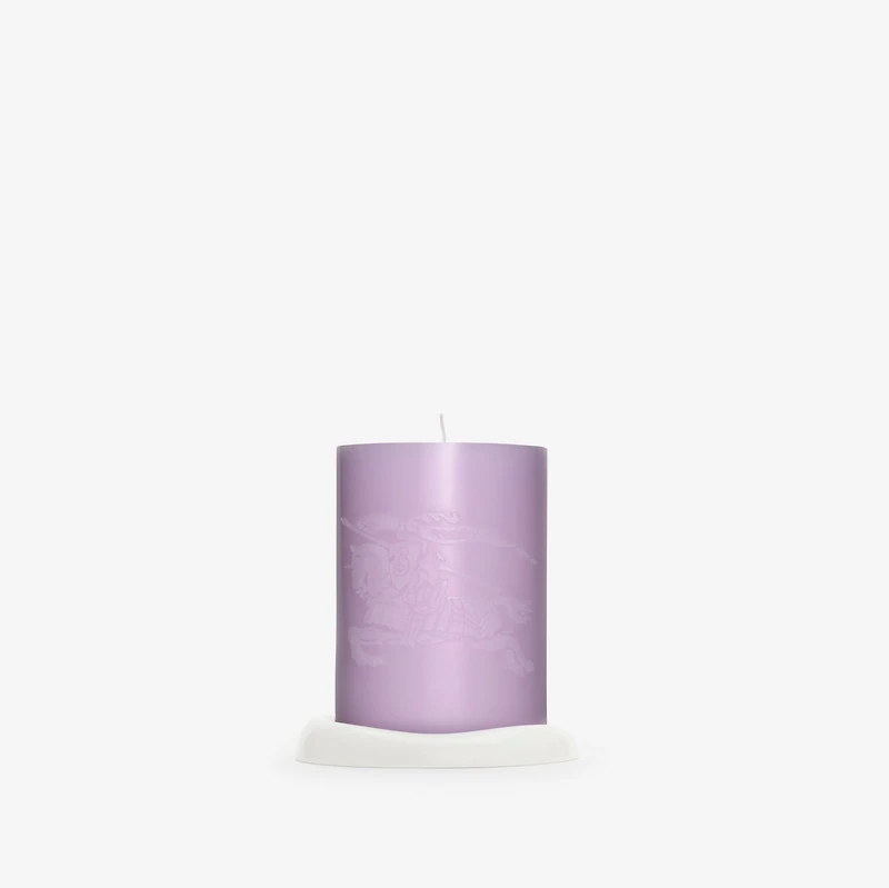 Rose and Violet Blossom Candle in Haze lilac | Burberry® Official