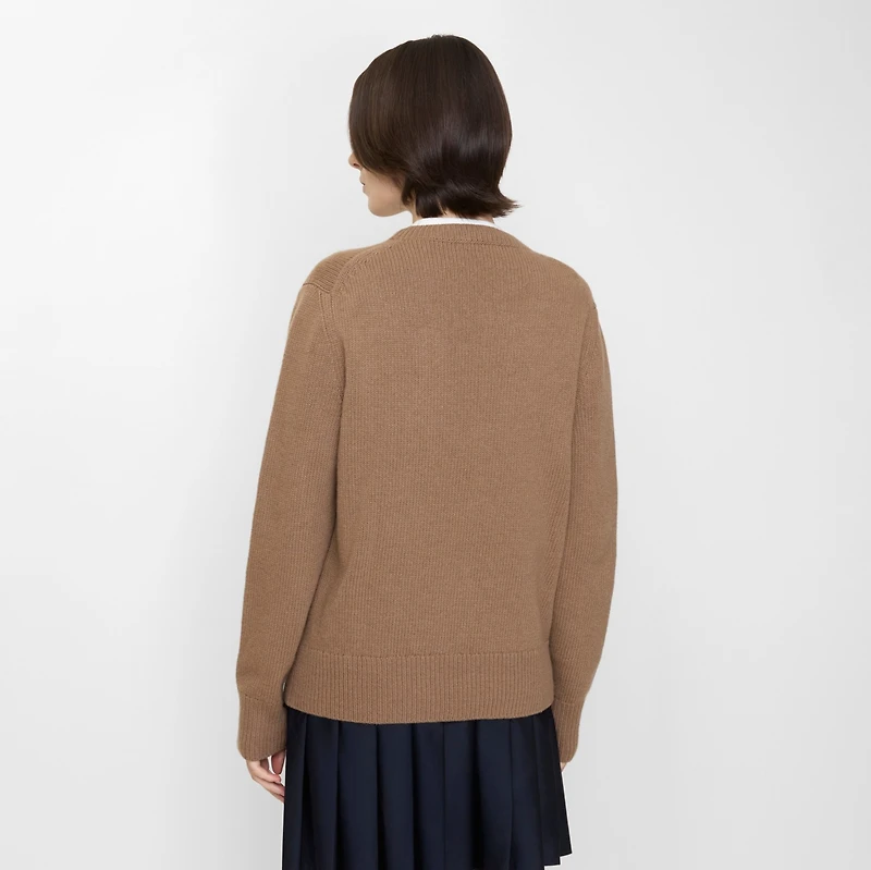 EKD Wool Cashmere Sweater in Camel - Women | Burberry® Official