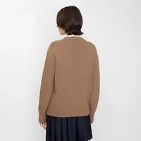 EKD Wool Cashmere Sweater in Camel - Women | Burberry® Official