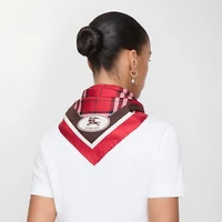Check Silk Scarf in Post | Burberry® Official