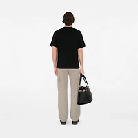 B Crest Cotton T-shirt in Black - Men | Burberry® Official
