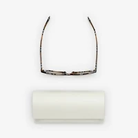Gradient Check Rectangular Sunglasses in Sand - Women | Burberry® Official