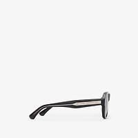 Classic Pilot Sunglasses in Black - Men | Burberry® Official