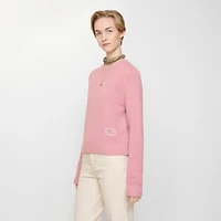 Cashmere Sweater in Begonia pink - Women | Burberry® Official