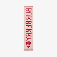 Logo Wool Scarf in Post | Burberry® Official