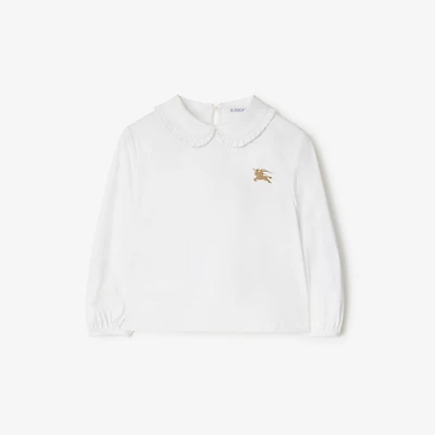 Cotton Shirt in White | Burberry® Official