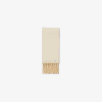 Reversible Logo Alpaca Wool Blend Scarf in Sand | Burberry® Official