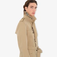 Mid-length Kensington Heritage Trench Coat in Honey - Men, Cotton Gabardine | Burberry® Official