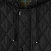 Quilted Nylon Parka in Black - Women | Burberry® Official