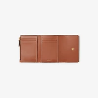 Small Check Folding Wallet in Archive beige/briar brown - Women | Burberry® Official