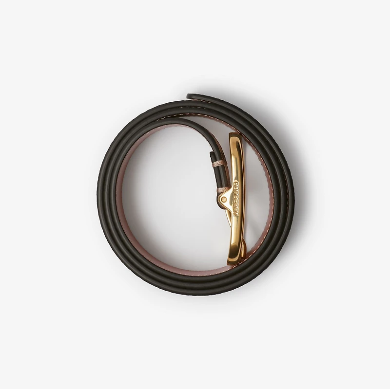 Check Belt in Archive beige/gold