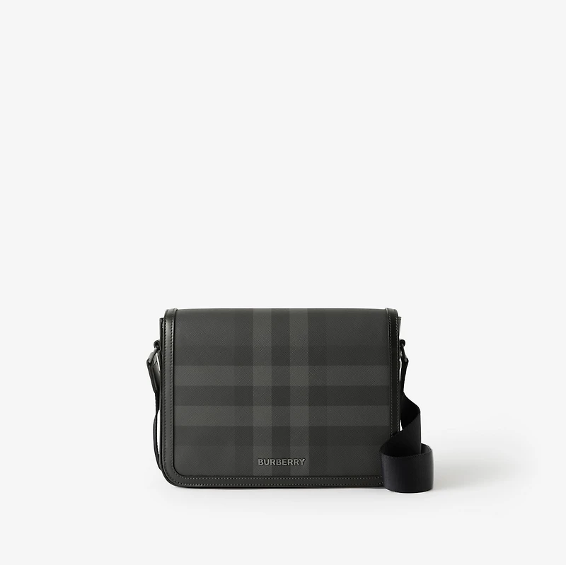 Small Alfred Bag in Charcoal - Men, Canvas | Burberry® Official