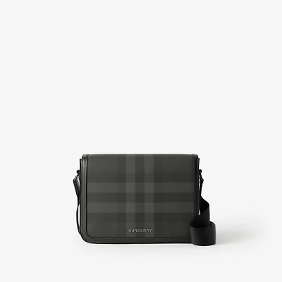 Small Alfred Bag in Charcoal - Men, Canvas | Burberry® Official