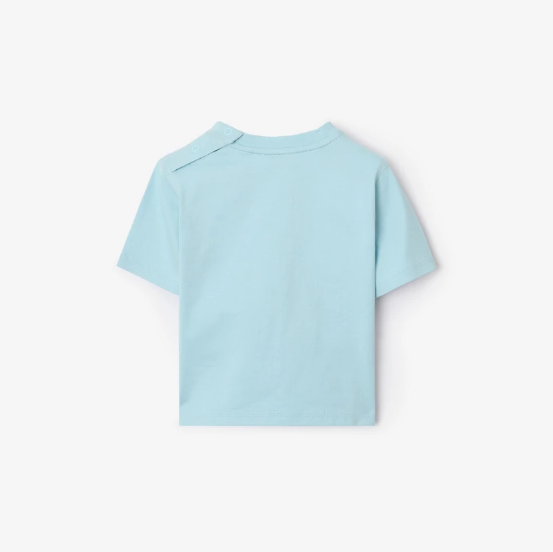 Thomas Bear Cotton T-shirt in Cloud blue | Burberry® Official