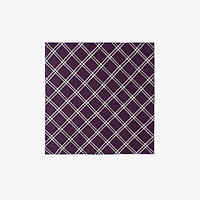 Check Silk Scarf in Pansy | Burberry® Official
