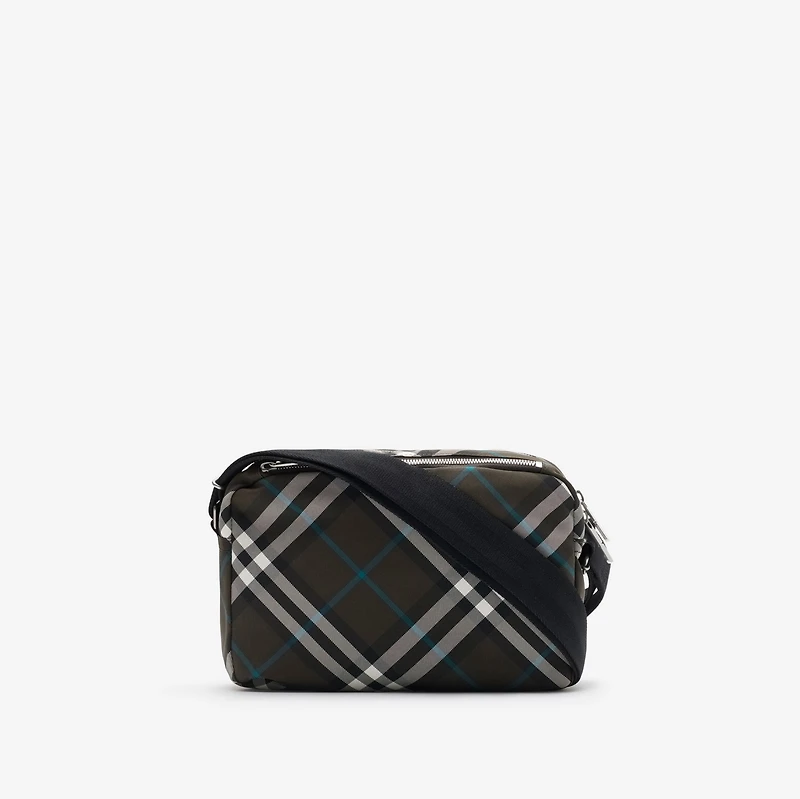 Check Crossbody Bag in Snug - Men | Burberry® Official