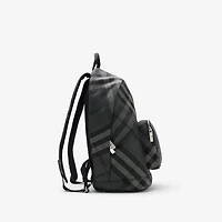 Grid Backpack in Charcoal grey - Men | Burberry® Official