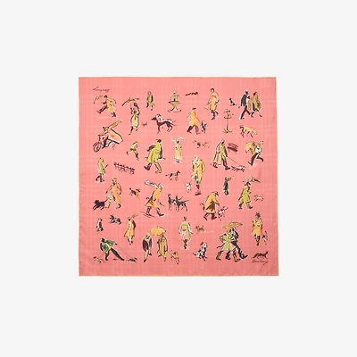 Paws on Parade Silk Scarf in Confetti | Burberry® Official
