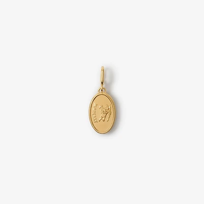 Knight Stamp Charm in Gold - Women | Burberry® Official