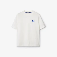 Cotton T-shirt in Salt - Women | Burberry® Official