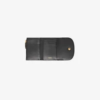 Small Check Folding Wallet in Dark birch brown - Women | Burberry® Official