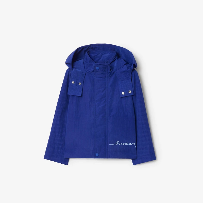 Nylon Jacket in Knight | Burberry® Official