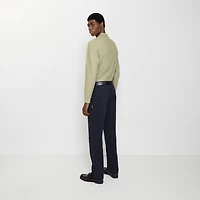 Cotton Twill Chinos in Navy - Men | Burberry® Official