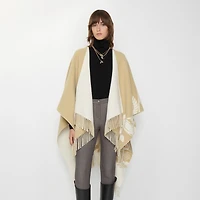 EKD Wool Cashmere Cape in Sand | Burberry® Official