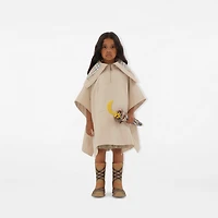 Check Umbrella in Sand - Children | Burberry® Official