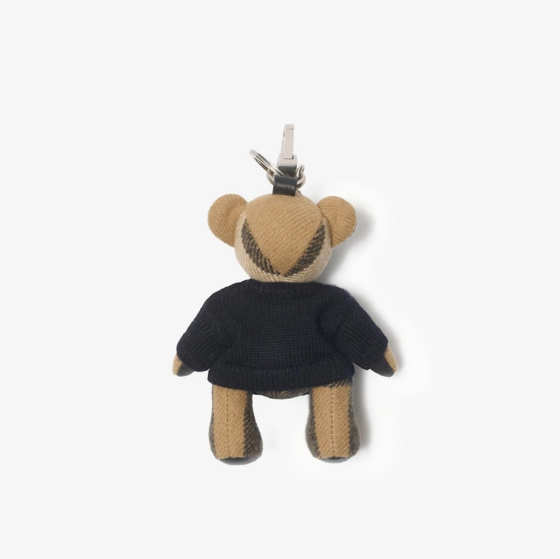 Thomas Bear Charm in British blue - Men | Burberry® Official