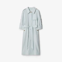 Long Lightweight Trench Coat in Pale blue - Women | Burberry® Official
