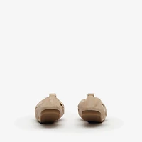 Suede Fawn Loafers in Flax beige - Women | Burberry® Official