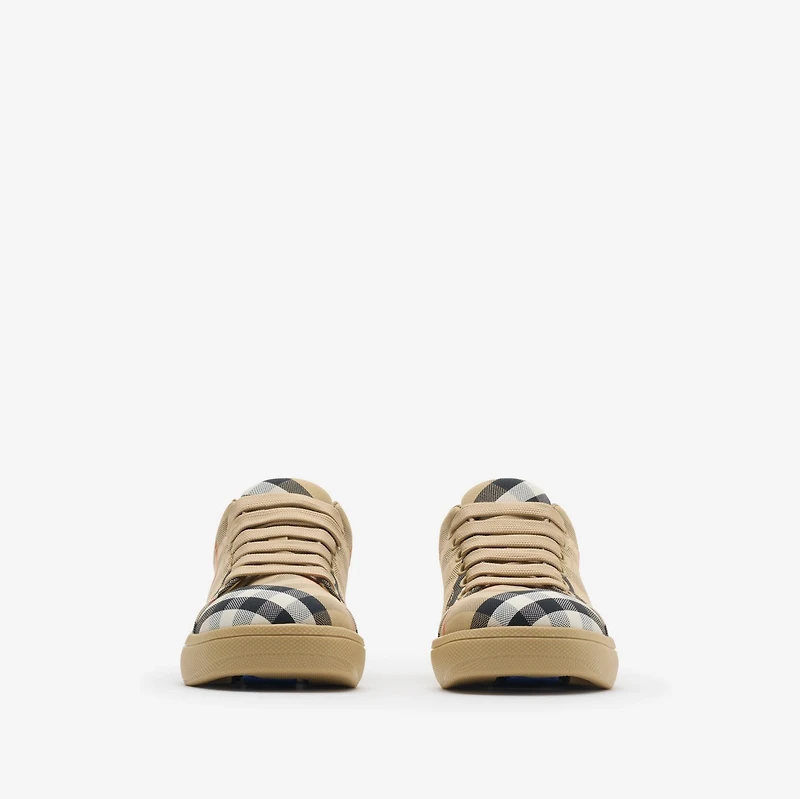 Check Sneakers in Sand beige - Children | Burberry® Official