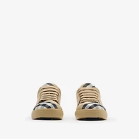 Check Sneakers in Sand beige - Children | Burberry® Official