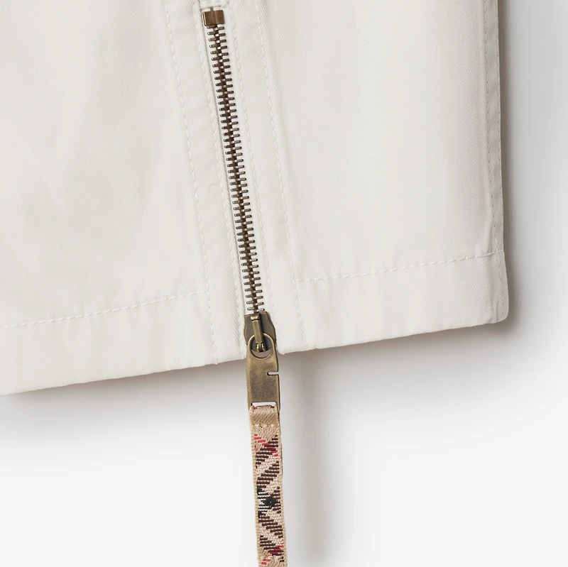 Cotton Capri Trousers in Quartz - Women | Burberry® Official