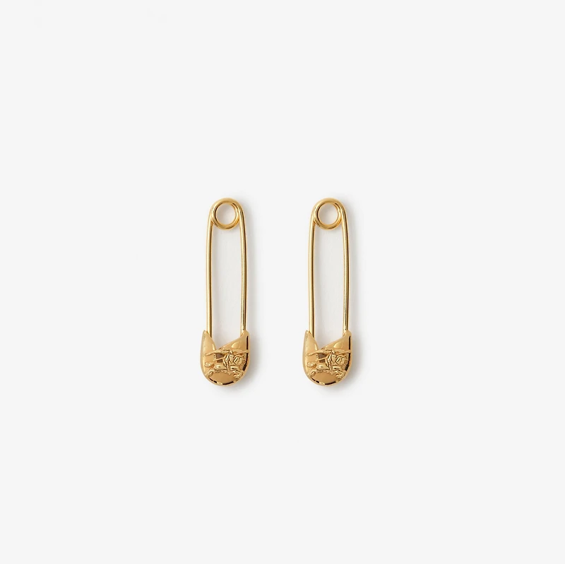 Knight Pin Earrings in Gold - Women | Burberry® Official