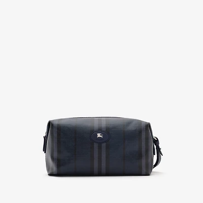 Highlands Travel Pouch in Navy - Men | Burberry® Official