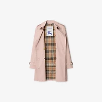 Short Tropical Gabardine Kensington Trench Coat in Pale sugar pink - Women | Burberry® Official