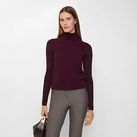 Wool Blend Sweater in Mahogany red - Women | Burberry® Official