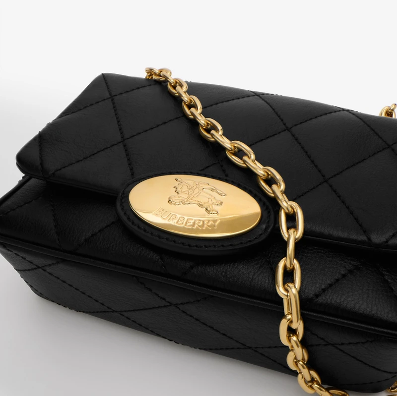Small Strand Bag​ in Black - Women, Leather | Burberry® Official